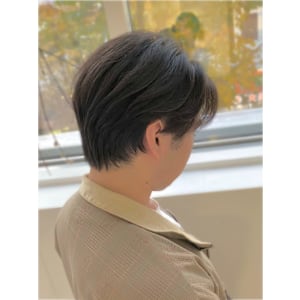 【SOLVER 南】ニュアンスパーマ/センターパート