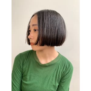 大人ボブ/センターパート/20代/30代/代官山/中目黒