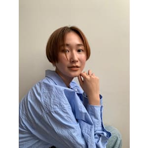 センターパート/大人ショートボブ/30代/代官山/中目黒