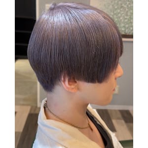 韓国マッシュ×ヴァイオレットダークアッシュカラー