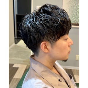 韓国マッシュ×ニュアンスパーマ