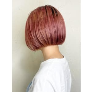 【Reir_下北沢】*ツヤ感ボブ＋ピンクベージュ*