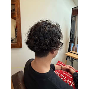 メンズパーマ/ツーブロック/30代/40代/代官山/中目黒