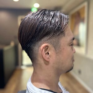 センターパート x フェード