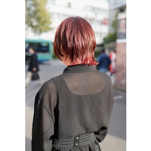 ウルフ×レッドインナーカラー