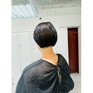 丸みショートボブ