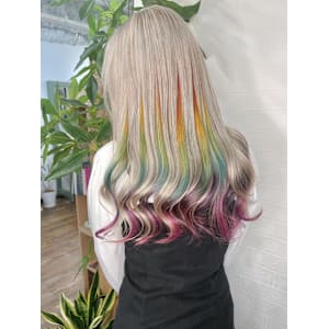 ホワイトカラーとレインボー【飯田淳平】Re:ta Hair