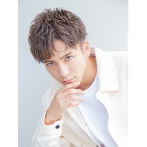 【小久保style】メンズカットツーブロックツイストウルフ