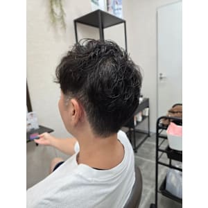 メンズカット/パーマ/グレイカラー/鎌取駅/韓国風/白髪染め