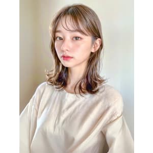 切りっぱなしボブ美髪ケアカラー小顔カット似合わせカット