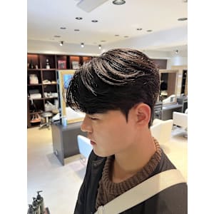 【韓国へア】 メンズパーマ ダウンパーマ カルマヘア 