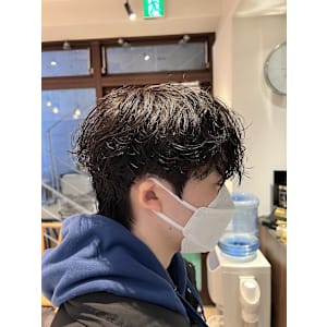 シャドウパーマ メンズ韓国ヘア スパイラルパーマ 韓国パーマ