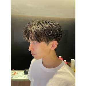 韓国メンズヘア コンマバング コンマヘア カルマパーマ