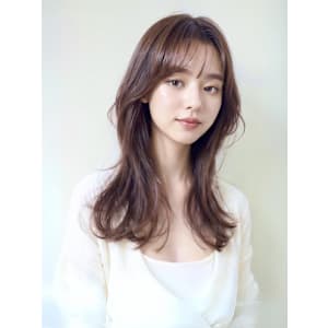 くびレイヤーエモージュシルキーピンクベージュデザインカラー