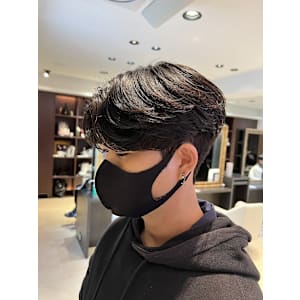 韓国ヘア カルマパーマ メンズヘア ダウンパーマ