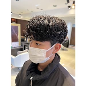 韓国マッシュ シースルーマッシュ 韓国メンズヘア マッシュ