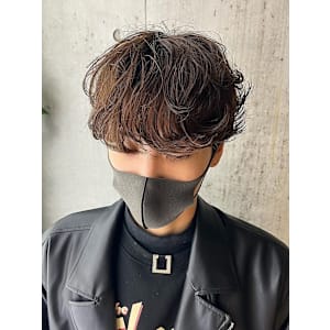 テテ風パーマ 韓国へア シャドウパーマ