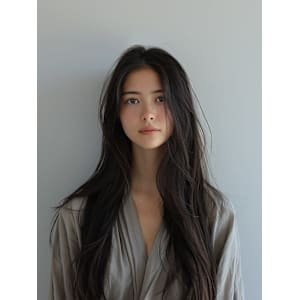 美髪髪質改善でくせ毛カバー/似合わせカットエアリーロング４