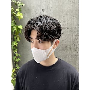 カルマパーマ スパイラルパーマ 韓国ヘア メンズカット