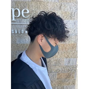 スパイラルパーマ