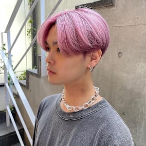 韓国ヘアピンクカラー