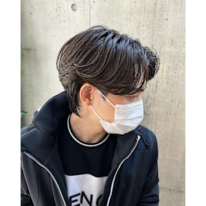 カルマパーマウルフ/マッシュウルフ/メンズマッシュウルフ　原