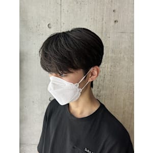 韓国マッシュ シースルーマッシュ ダウンパーマ