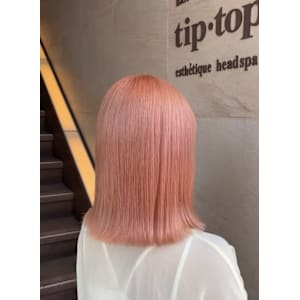 ペールピンクカラー tiptop 目白