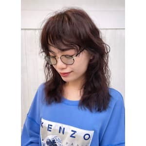 姫カットアレンジ×ニュアンスパーマ