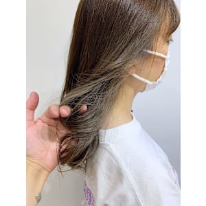 シークレットインナーカラー◇20代30代40代◇アッシュオリ