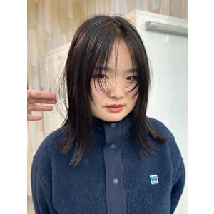 イメチェンハッシュカットレイヤーカット韓国似合わせカット