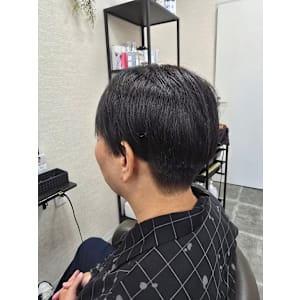 メンズカット/パーマ/グレイカラー/鎌取駅/韓国風/白髪染め