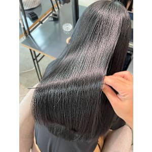 乾かしただけで艶髪