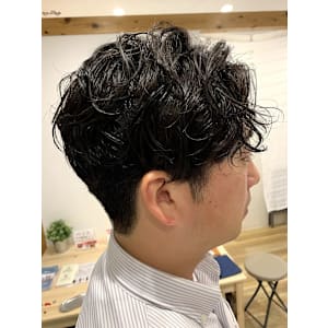 【30代お客様メンズパーマスタイル】