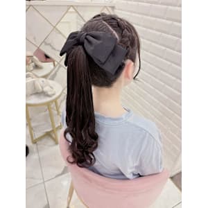 編み込みポニーテール＊まゆ