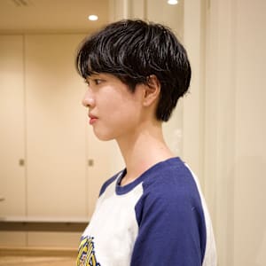 【赤津美奈】ニュアンスパーマ×ショートカット