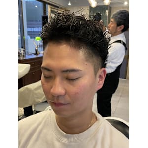 ロンドンツーブロハードパーマ【大宮/バーバー】