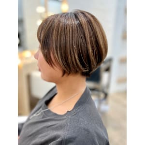 【小林】簡単スタイリングのまとまるショートボブ☆