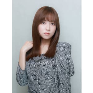 マロンカラー×髪質改善艶髪ミディアム