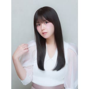 艶髪ロング×骨格矯正顔周りカット