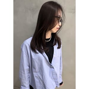 レイヤー/顔まわり/髪質改善カラー