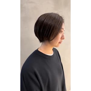 ショート/顔まわり/髪質改善カラー