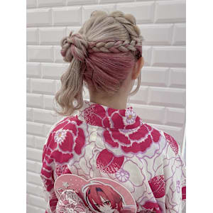 編み込み片耳くらげヘア＊まゆ