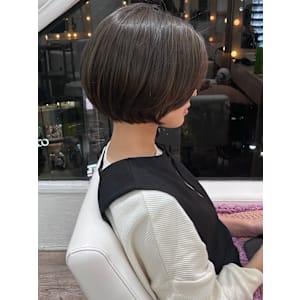 【中澤】時短な丸みshort  bob