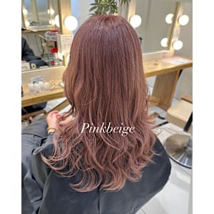 [aina]ピンクベージュ/ブリーチ1回~ - CREA本厚木【クレアホンアツギ】掲載中