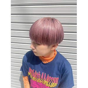 くすみピンクカラー/学割/ミルクティーベージュ/ピンクカラー