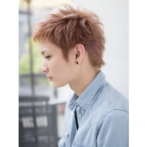 【デザインカラー】　カット＆ブリーチオンカラー　