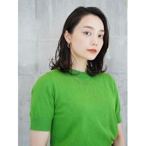 大人気品溢れるニュアンスパーマミディ/清澄白河/森下