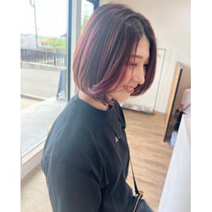 ブリーチデザインカラー髪質改善トリートメント