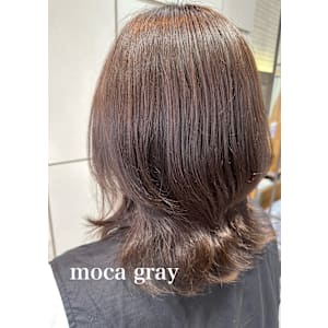 水素カラーモカグレー×渡辺　りん